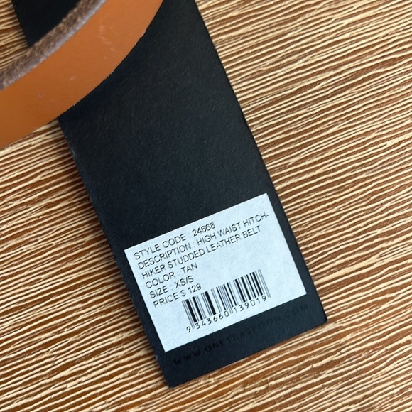 nwt ONE TEASPOON Hitchhiker Studded Western Leather Belt main image 14